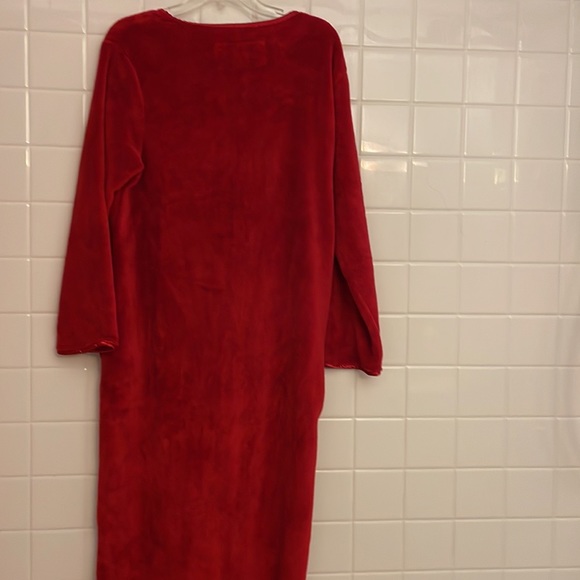 Oscar de la Renta red house robe size S/M - Picture 2 of 11